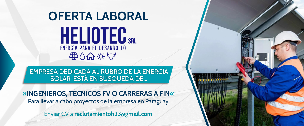 Lee más sobre el artículo Segunda vuelta de vacantes: ¡HELIOTEC te está buscando!