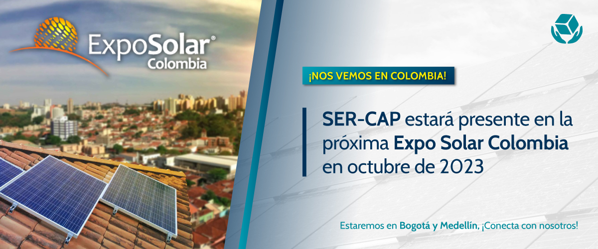 Lee más sobre el artículo SER-CAP estará presente en la próxima Expo Solar Colombia en octubre de 2023