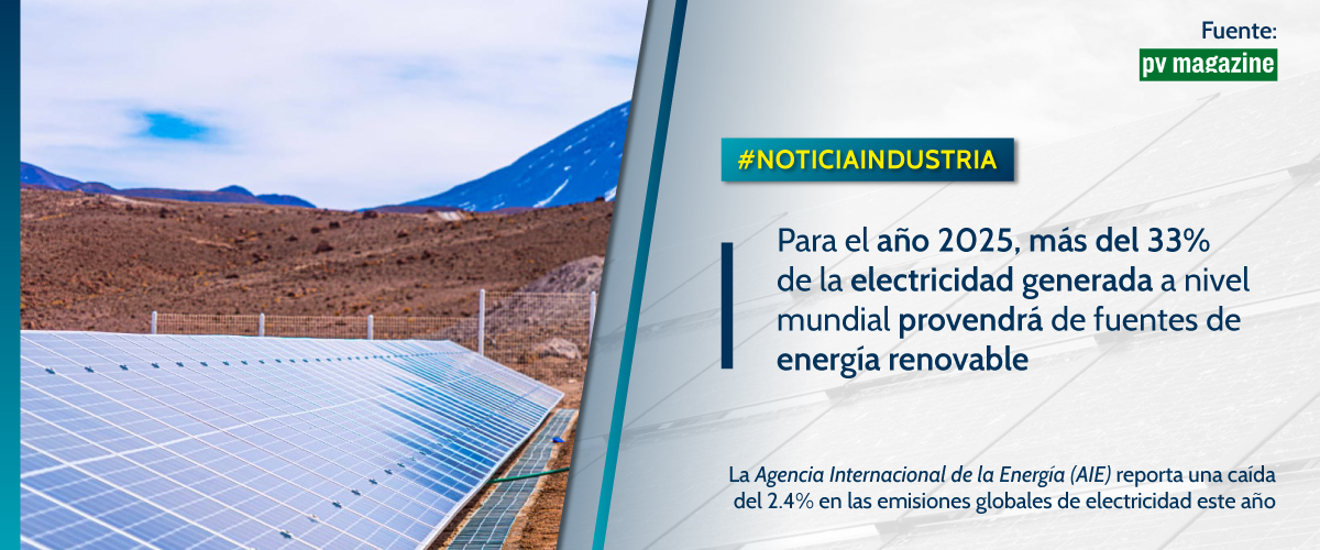 Lee más sobre el artículo 2025: ERNC representarán un tercio de la generación mundial