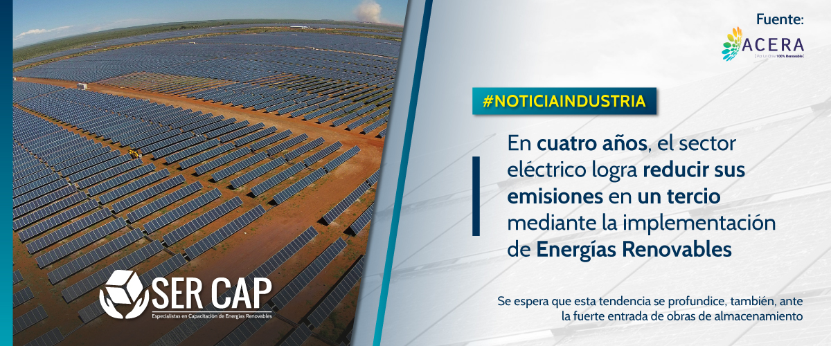 Lee más sobre el artículo Bajan en un tercio las emisiones del sector eléctrico gracias a las ERNC
