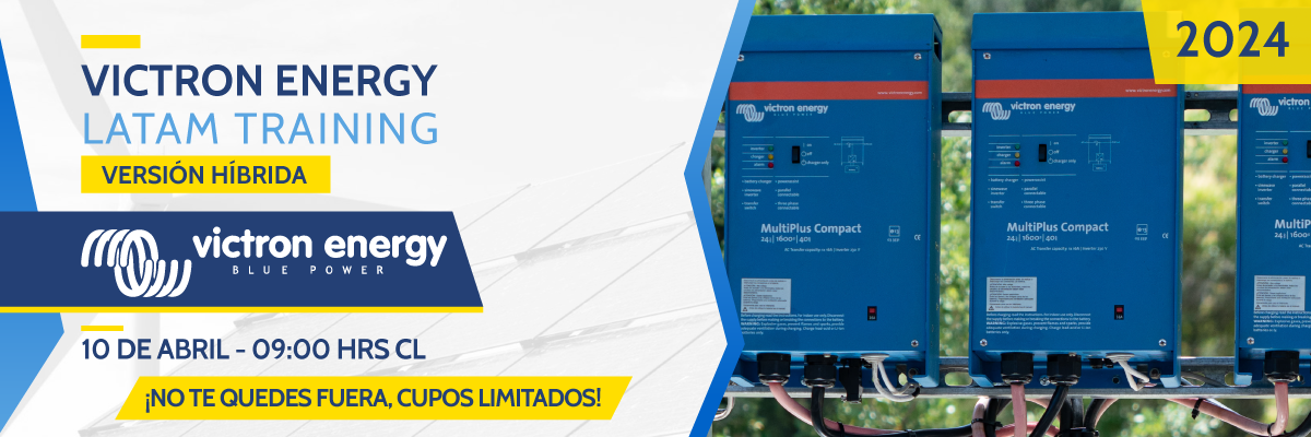 Lee más sobre el artículo Entrenamiento VICTRON ENERGY LATAM 2024 ¡No te lo pierdas!