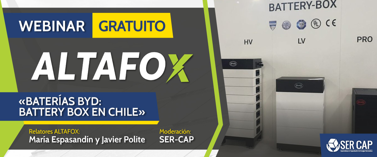 Lee más sobre el artículo Webinar: “Descubre las Innovadoras Baterías BYD en Chile con ALTAFOX”